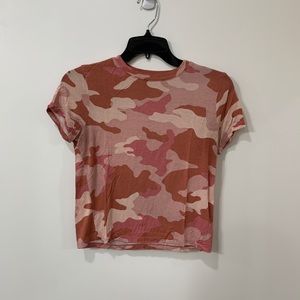 Multi-Color Camo Look T-Shirt